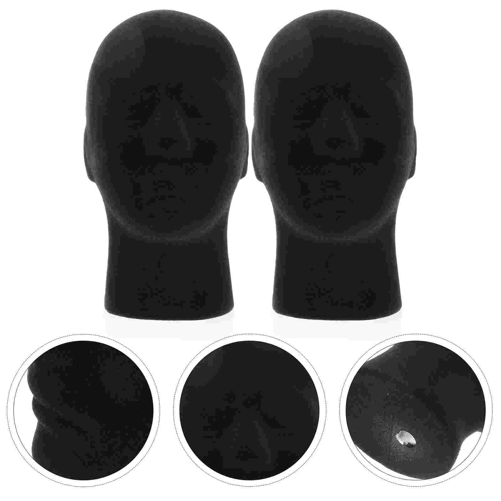 2 Pcs Head Display Stand Black Wigs Hairdressing Head Bracket Manikin Foam Heads Polyethylene (PE) Heads
2 Pcs Head Display Stand Black Wigs Hairdressing Head Bracket Manikin Foam Heads Polyethylene (PE) Heads