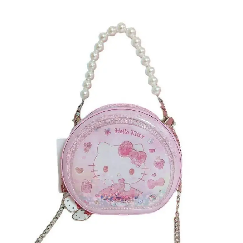Kawaii Sanrio Cartoon Hellokittys Children's Handbag Pearl Bracelet Quicksand Bag Cute Anime Girl Waterproof Messenger Bag Gift
Kawaii Sanrio Cartoon Hellokittys Children's Handbag Pearl Bracelet Quicksand Bag Cute Anime Girl Waterproof Messenger Bag Gift