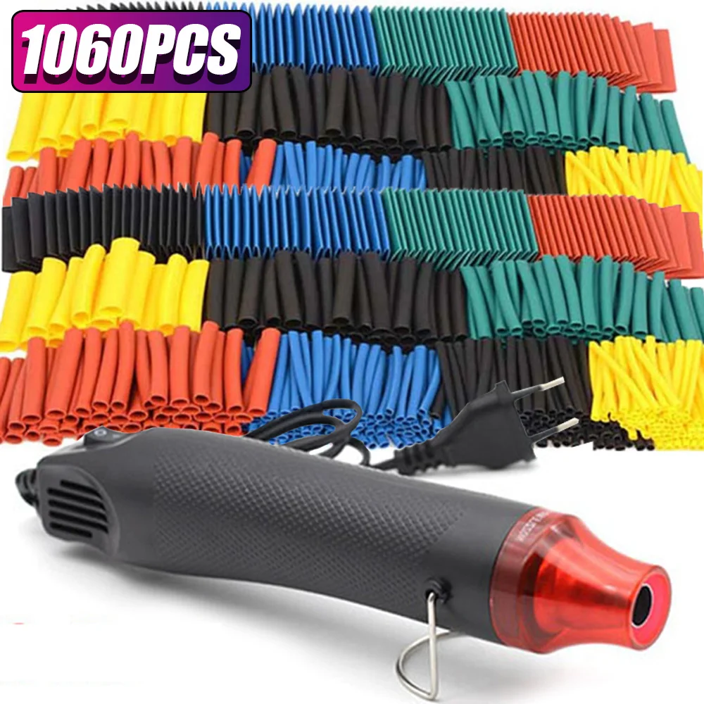 1060/530/127PCS Heat Shrink Tubing kit 2:1 Shrinkable Wire Shrinking Wrap Wire Connect Cover Cable Repair Protection
1060/530/127PCS Heat Shrink Tubing kit 2:1 Shrinkable Wire Shrinking Wrap Wire Connect Cover Cable Repair Protection