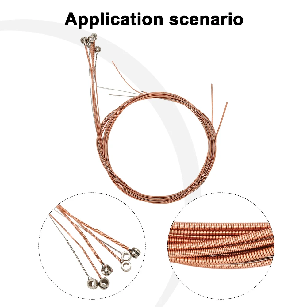 Acoustic Guitar Strings Set 1 Set 35.4 Inch Acoustic Strings Copper Guitar Accessories Hold Tune Stable Replacement
Acoustic Guitar Strings Set 1 Set 35.4 Inch Acoustic Strings Copper Guitar Accessories Hold Tune Stable Replacement