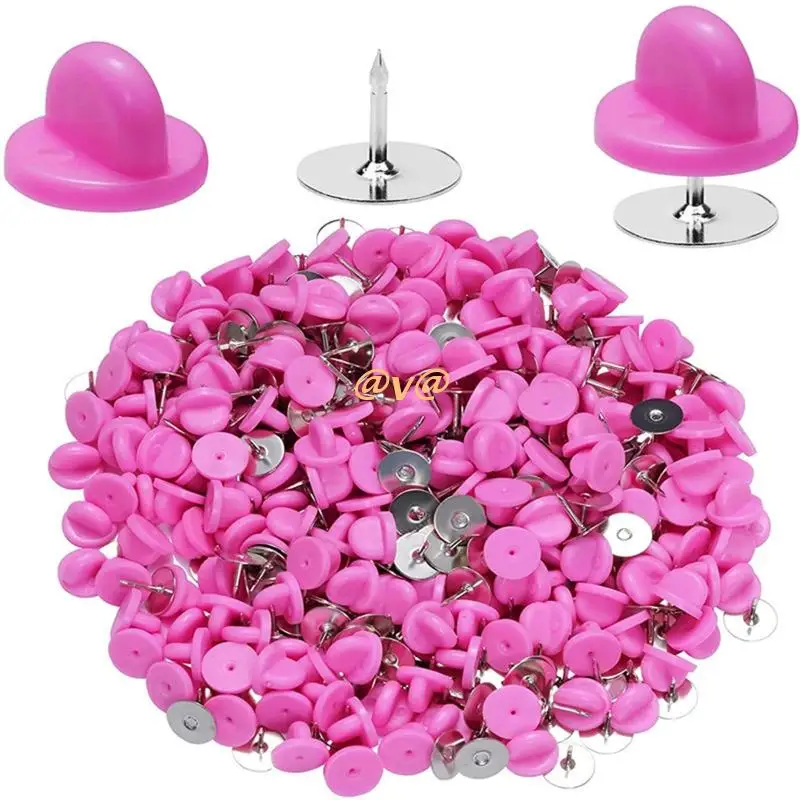100Pcs Butterfly Clutch PVC Pin Backs Keepers Tie Tack Lapel Pin Backing Holder Clasp for Brooch Tie Hat Badge Black
100Pcs Butterfly Clutch PVC Pin Backs Keepers Tie Tack Lapel Pin Backing Holder Clasp for Brooch Tie Hat Badge Black