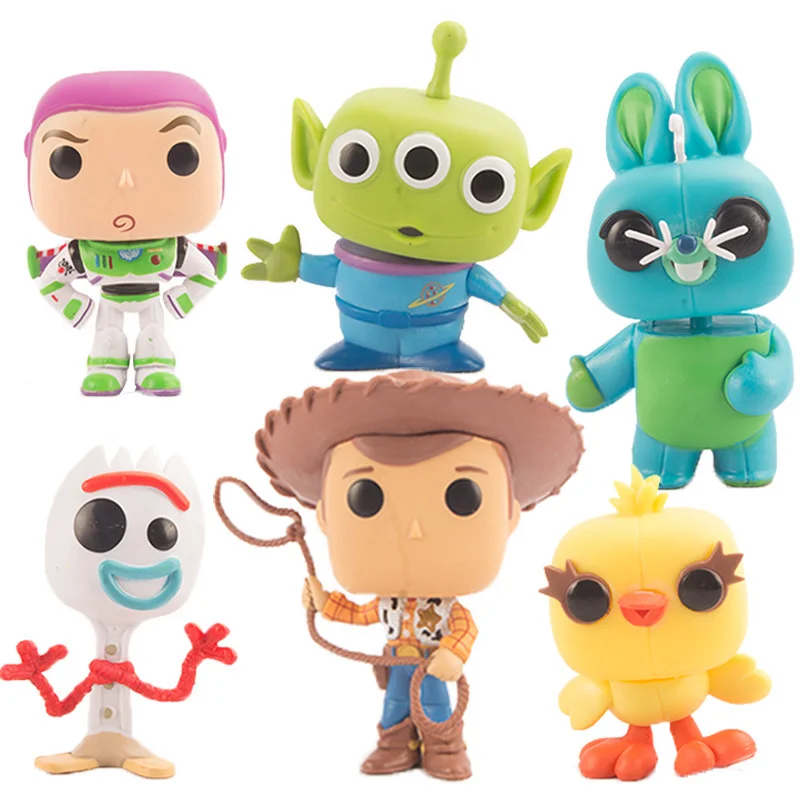 Disney Toy Story 4 6PCS/SET Buzz Lightyear Sheriff Woody Alien Fork Monster Bag Cake Decoration Figures Dolls for Birthday Gift
Disney Toy Story 4 6PCS/SET Buzz Lightyear Sheriff Woody Alien Fork Monster Bag Cake Decoration Figures Dolls for Birthday Gift