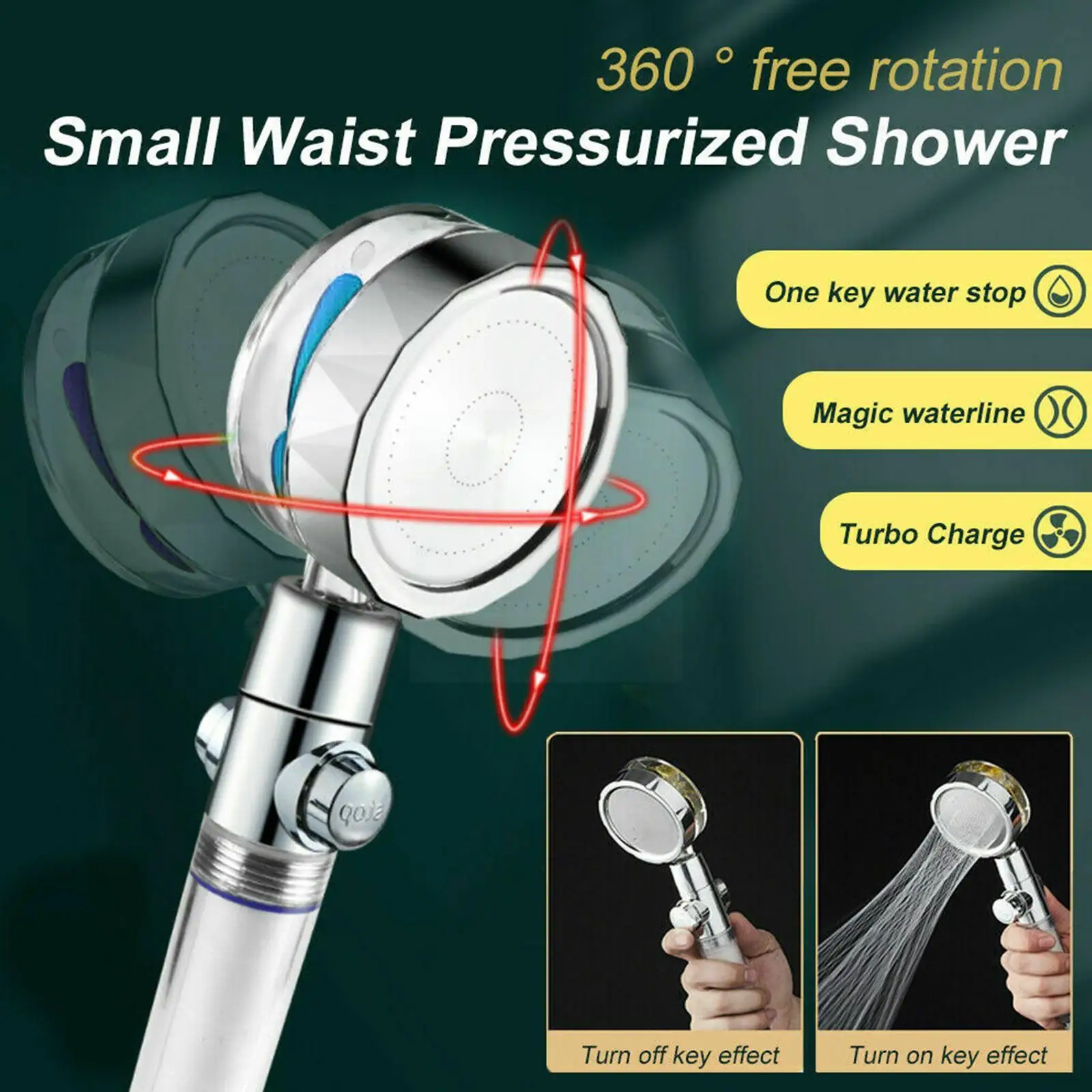 High Pressure Turbo Shower Handheld Turbo Fan Shower Kit With Replacement Hose Holder Cotton Filter Accessorie For Bat A5d0
High Pressure Turbo Shower Handheld Turbo Fan Shower Kit With Replacement Hose Holder Cotton Filter Accessorie For Bat A5d0
