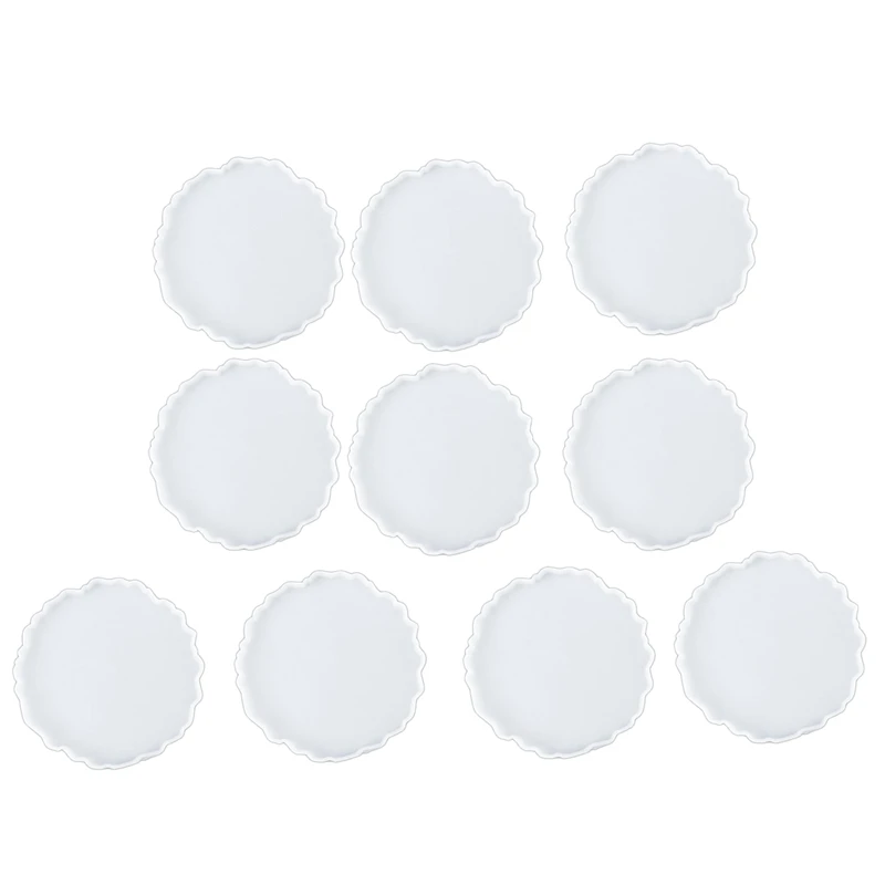 10 Pcs Silicone Agate Coaster Resin Casting Making Mold,Coaster Epoxy Molds Craft DIY, Home Decoration
10 Pcs Silicone Agate Coaster Resin Casting Making Mold,Coaster Epoxy Molds Craft DIY, Home Decoration