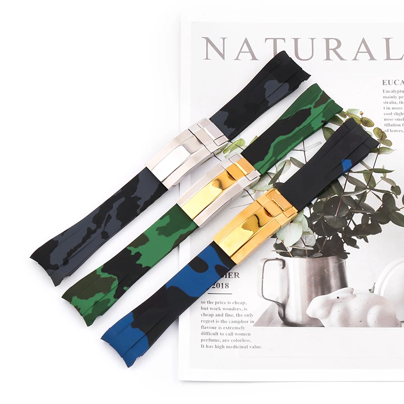 Watch accessories suitable for Rolex red black green water ghost series strap 20mm unisex outdoor sports camo strap
Watch accessories suitable for Rolex red black green water ghost series strap 20mm unisex outdoor sports camo strap