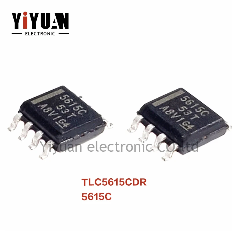 10PCS NEW TLC5615CDR 5615C SOP8 Digital Analog Converter 
10PCS NEW TLC5615CDR 5615C SOP8 Digital Analog Converter