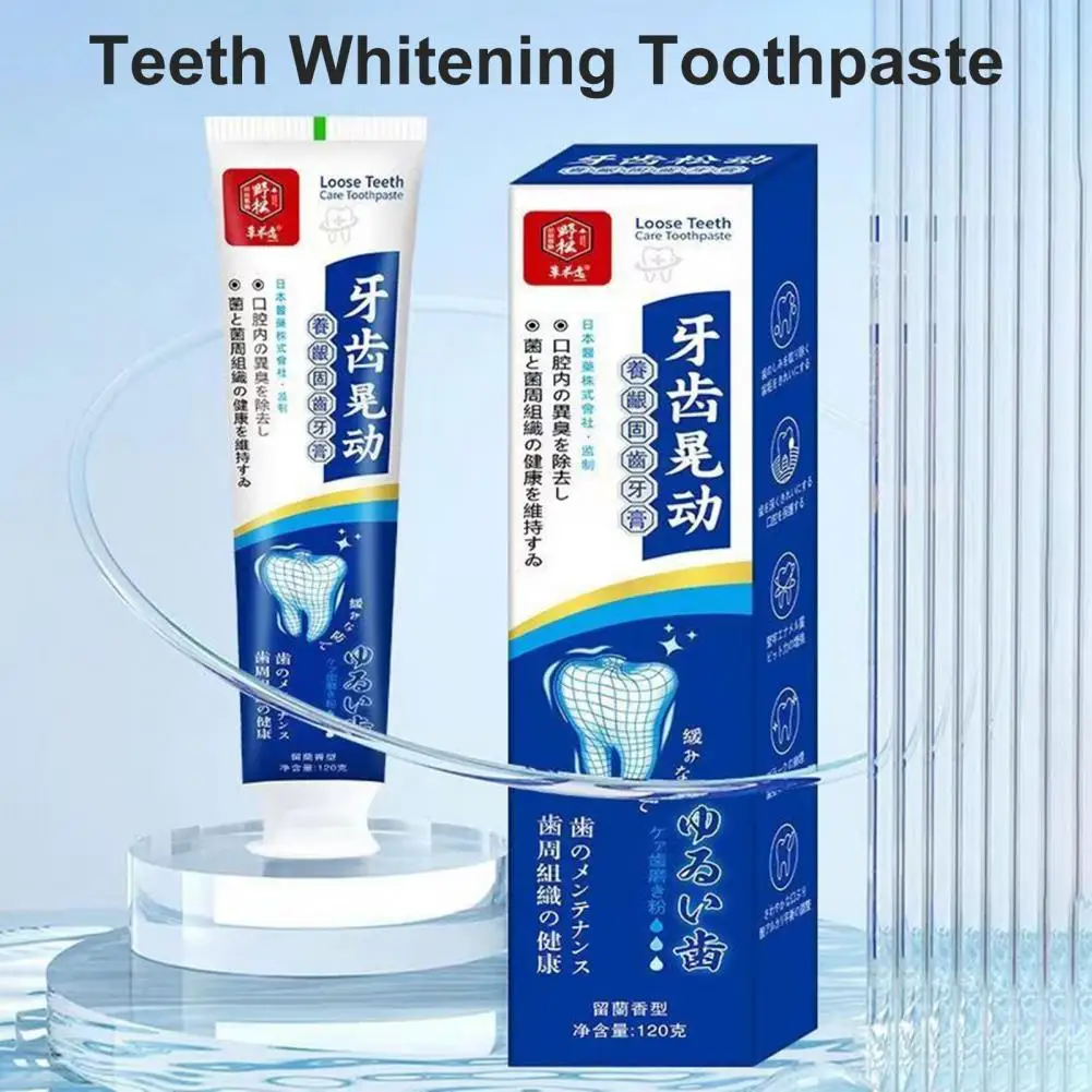 

Зубная паста для длительного использования, эффективное восстановление десен, зубная паста для предотвращения кариес и отеков, удаление пятен, отбеливание, 120 г
