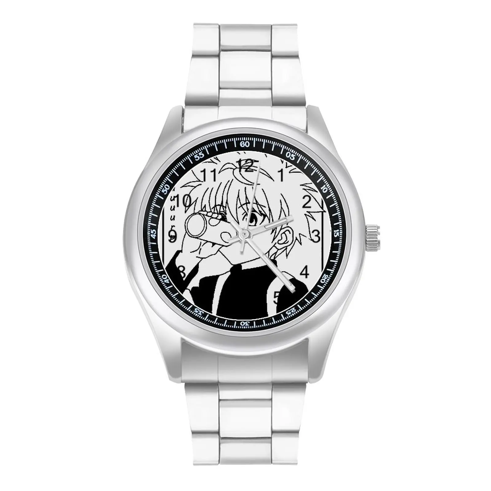 Killua Drinking Water Quartz Watch HXH Office Round Wrist Watch Stainless Design Analog Boy Wristwatch
Killua Drinking Water Quartz Watch HXH Office Round Wrist Watch Stainless Design Analog Boy Wristwatch