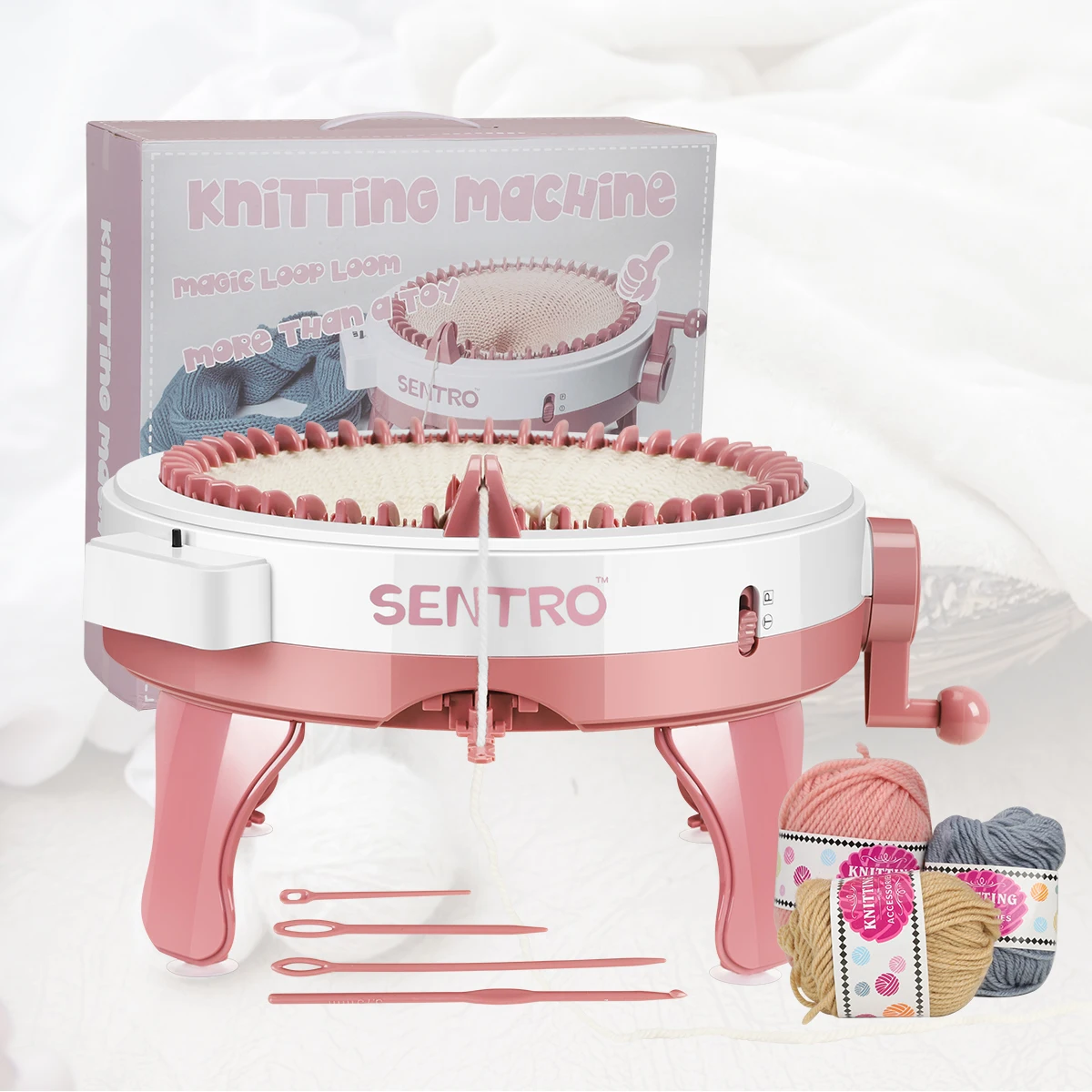 48 Needles Knitting Machine Weaving Machine Manual Automatic Weaving Kit Children's DIY Sewing Machine Woven Scarves Woven Hats
48 Needles Knitting Machine Weaving Machine Manual Automatic Weaving Kit Children's DIY Sewing Machine Woven Scarves Woven Hats