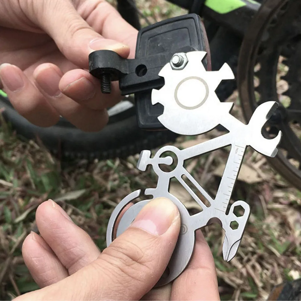 Outdoor Multi-purpose Bicycle Repair Wrench Mountain Bike Repair Tool Card Camping Tool 10cmx6cm 1pcs
Outdoor Multi-purpose Bicycle Repair Wrench Mountain Bike Repair Tool Card Camping Tool 10cmx6cm 1pcs