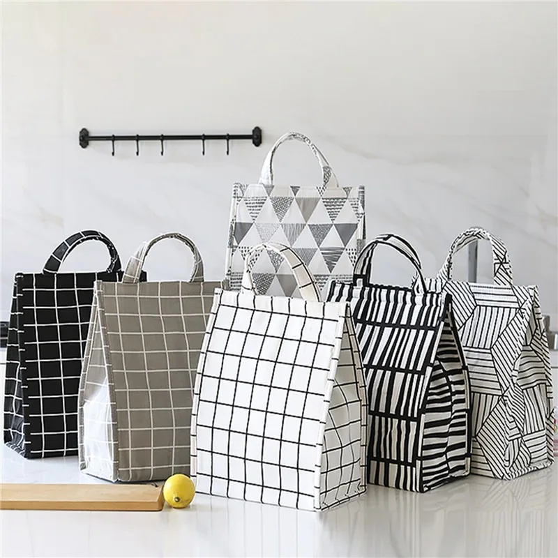 Women Thermal Bag White Grid Cooler Bag Tote Portable Insulated Box Kids Bento Pouch Functional Thermal Food Picnic Lunch Box
Women Thermal Bag White Grid Cooler Bag Tote Portable Insulated Box Kids Bento Pouch Functional Thermal Food Picnic Lunch Box