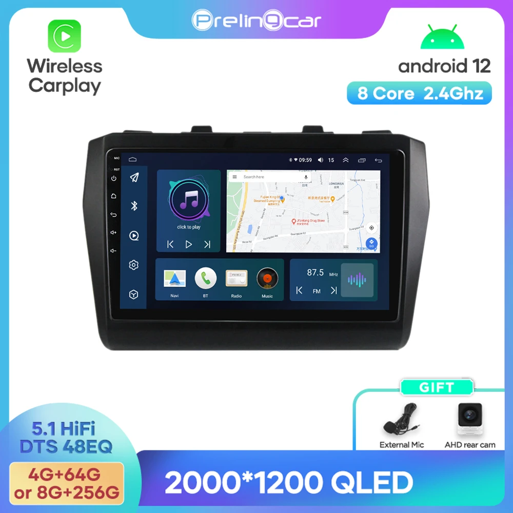 Android 12DTS Sound For Suzuki Swift 2016-2020 years Navigation Multimedia Car Player Radio 2Din Stereo Bluetooth 48EQ Band WIFI
Android 12DTS Sound For Suzuki Swift 2016-2020 years Navigation Multimedia Car Player Radio 2Din Stereo Bluetooth 48EQ Band WIFI