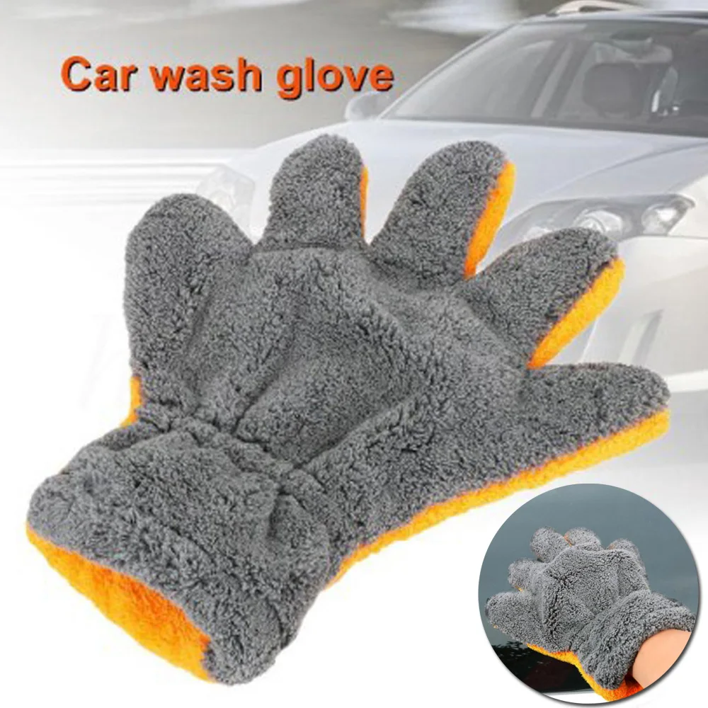 29*25CM Soft Car Wash Gloves Cleaning Gloves Microfiber Cloth Cleaning Equipment Automotive Care Cleaning Kits
29*25CM Soft Car Wash Gloves Cleaning Gloves Microfiber Cloth Cleaning Equipment Automotive Care Cleaning Kits