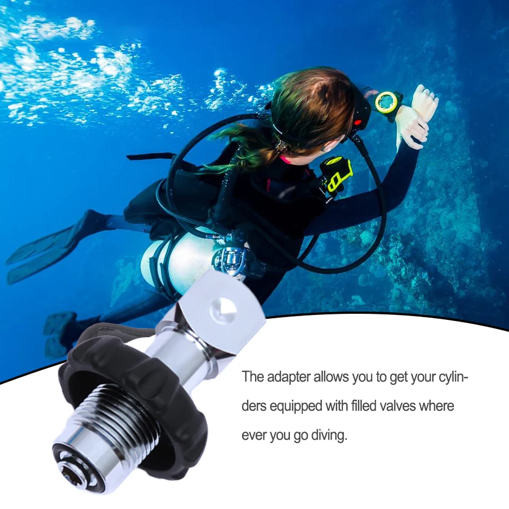 

Цилиндрический адаптер для подводного плавания, профессиональный конвертер, технический резервуар