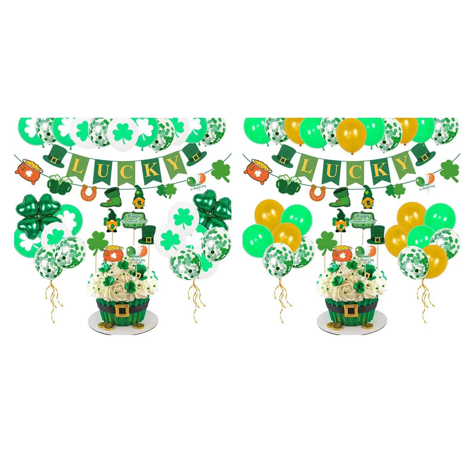 Happy ST Patricks Day Decorations Kit for Party Irish Fesitival Decorations
Happy ST Patricks Day Decorations Kit for Party Irish Fesitival Decorations