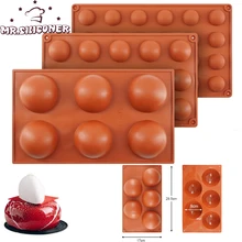 Sphere Silicone Molds Silicon Dome mold semi sphere Baking Mould for Making Candy, Chocolate,Cake,Jelly,Variety Sizes