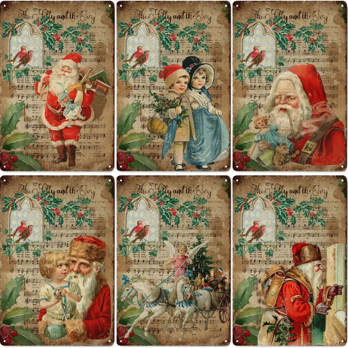 Christmas Retro Metal Signs Vintage Santa Children Metal Tin Sign Poster Decorative Vintage Wall Plaque Housewarming Gifts
Christmas Retro Metal Signs Vintage Santa Children Metal Tin Sign Poster Decorative Vintage Wall Plaque Housewarming Gifts