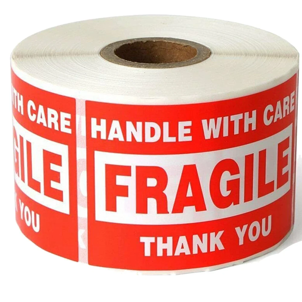 1 Rolls Fragile Stickers 2 x 3 Inch Fragile - Handle with Care - Thank You Warning Packing Labels (500 Labels / Roll)
1 Rolls Fragile Stickers 2 x 3 Inch Fragile - Handle with Care - Thank You Warning Packing Labels (500 Labels / Roll)