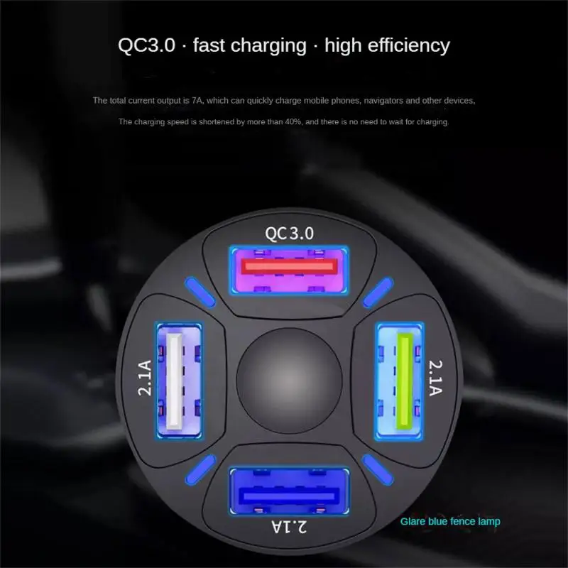Car Charger 4 Ports USB 35W 7A Fast Charging USB Car Charger For IPhone Samsung Mobile Phone Charging Adapter
Car Charger 4 Ports USB 35W 7A Fast Charging USB Car Charger For IPhone Samsung Mobile Phone Charging Adapter