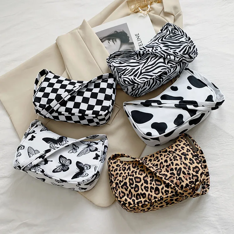 2022 Trend Girls Shopper Female Handbag Nylon Retro Plaid Fashion Ladies Leopard Print Casual Shoulder Underarm Bags for Women
2022 Trend Girls Shopper Female Handbag Nylon Retro Plaid Fashion Ladies Leopard Print Casual Shoulder Underarm Bags for Women