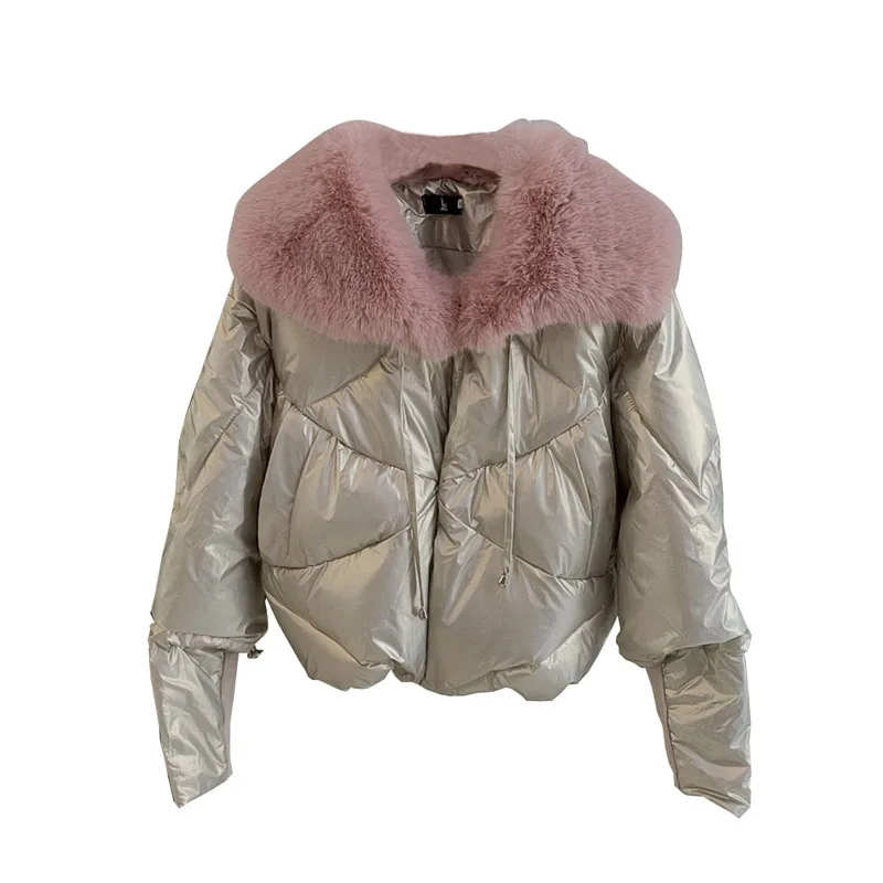 2023 New Warm Fur Collar Women Down Jacket Winter High-Quality White Duck Down Women Down Jacket Thick Glossy Overcoat NBH686
2023 New Warm Fur Collar Women Down Jacket Winter High-Quality White Duck Down Women Down Jacket Thick Glossy Overcoat NBH686