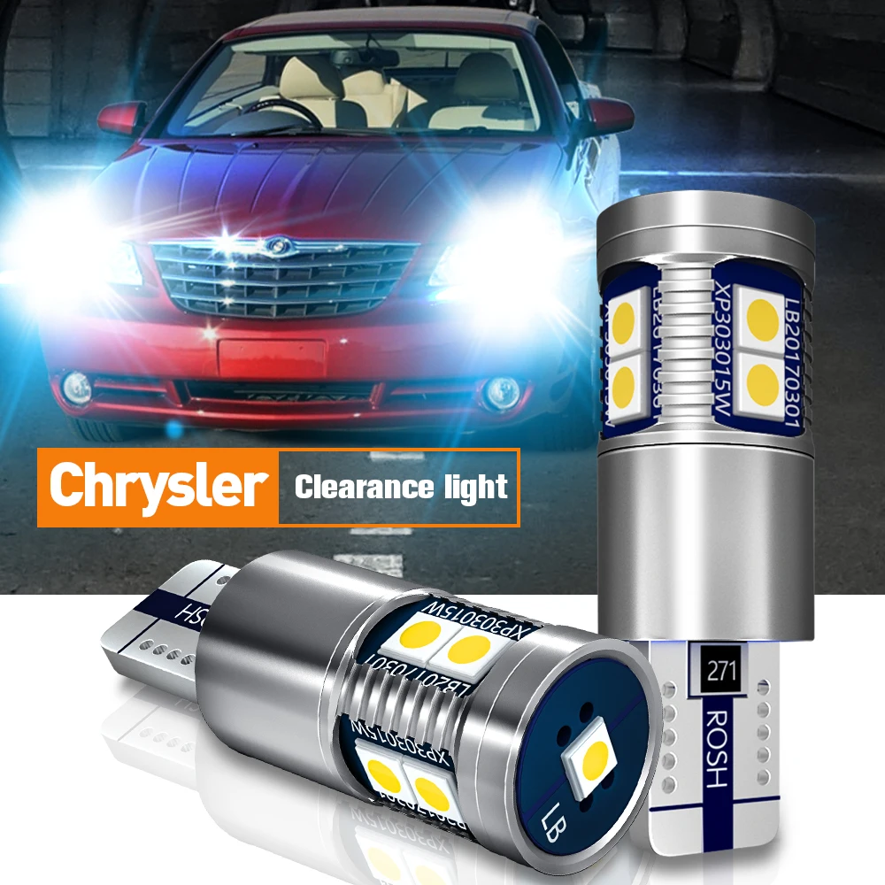 2pcs LED Clearance Light Parking Bulb Lamp W5W T10 2825 194 Canbus Error Free For Chrysler 300M Crossfire Sebring Neon Voyager
2pcs LED Clearance Light Parking Bulb Lamp W5W T10 2825 194 Canbus Error Free For Chrysler 300M Crossfire Sebring Neon Voyager