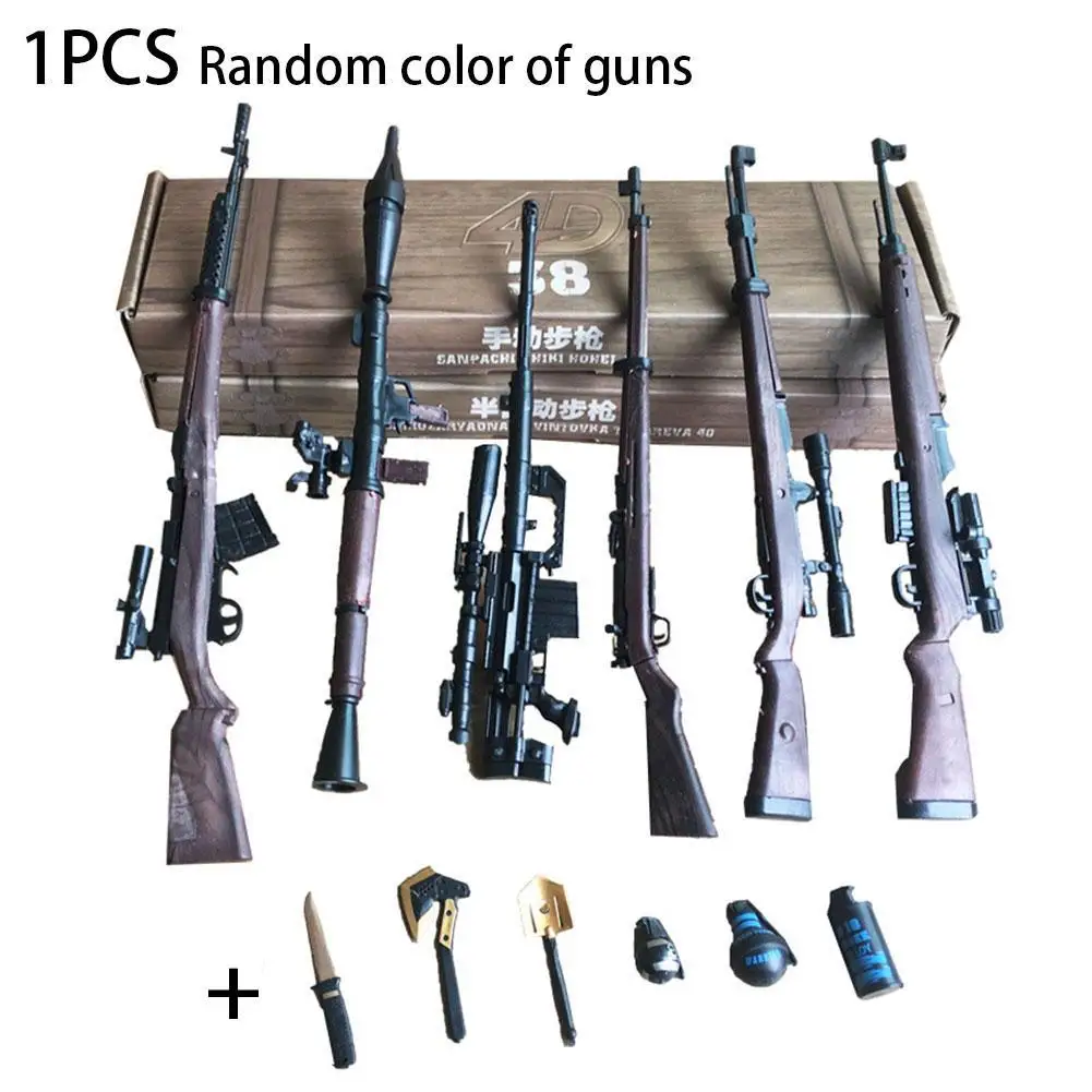 1Pc Mystery Random Style 4D Assembly Military Weapon Model Scale Toys 12 M200 Rpg Svt-40 Figure Action Gun Toy Gifts Rifle 98k
1Pc Mystery Random Style 4D Assembly Military Weapon Model Scale Toys 12 M200 Rpg Svt-40 Figure Action Gun Toy Gifts Rifle 98k