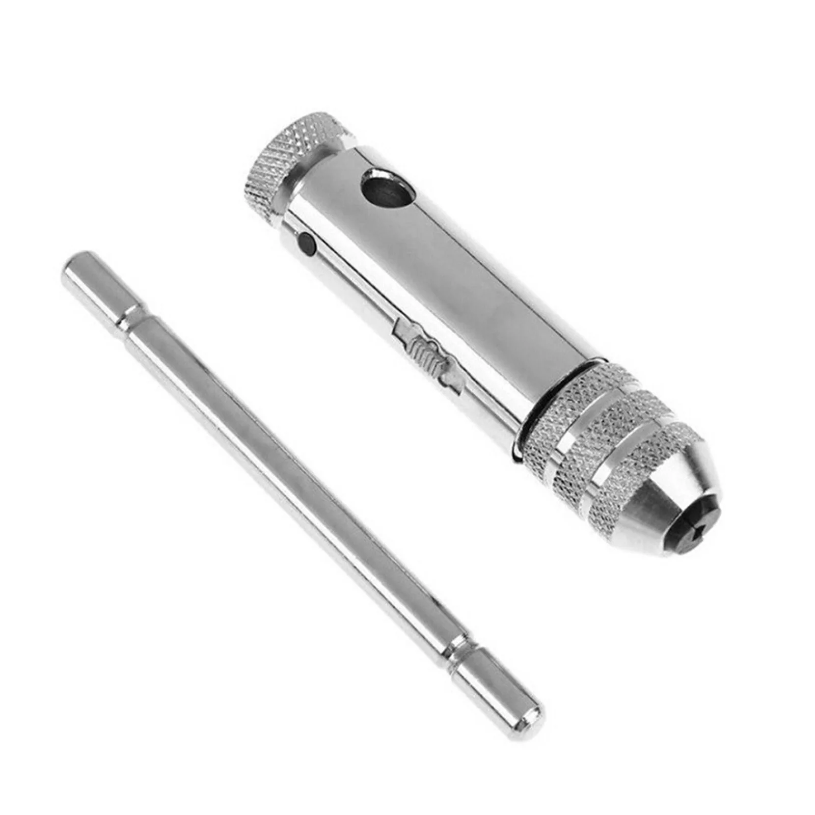 Adjustable T-Handle Ratchet Tap Holder Wrench Set With 5pc M3-M8 Screw Tap 85mm Length Tap Wrench Handle Tool Parts
Adjustable T-Handle Ratchet Tap Holder Wrench Set With 5pc M3-M8 Screw Tap 85mm Length Tap Wrench Handle Tool Parts