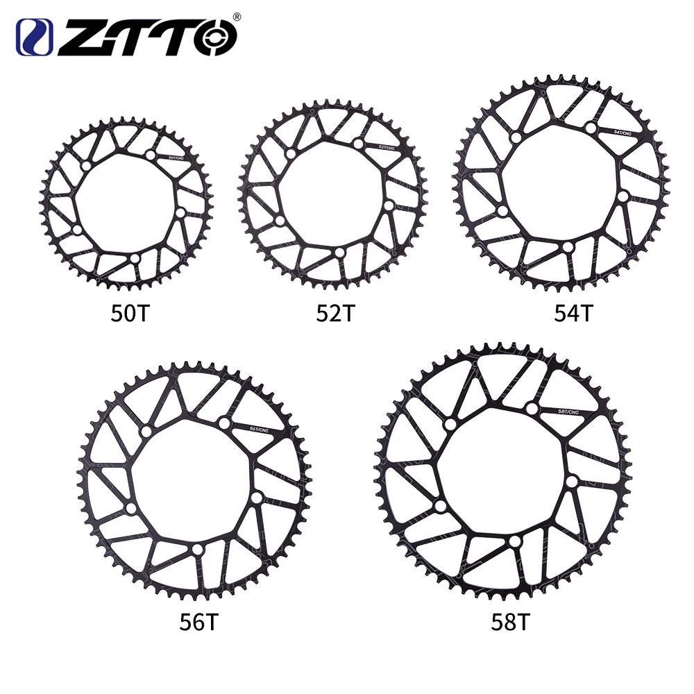ZTTO Road Bike 130mm BCD Round Narrow Wide Single Speed Chain ring 1x System Gravel Aluminum Folding Bike Chainring Chainwheel
ZTTO Road Bike 130mm BCD Round Narrow Wide Single Speed Chain ring 1x System Gravel Aluminum Folding Bike Chainring Chainwheel