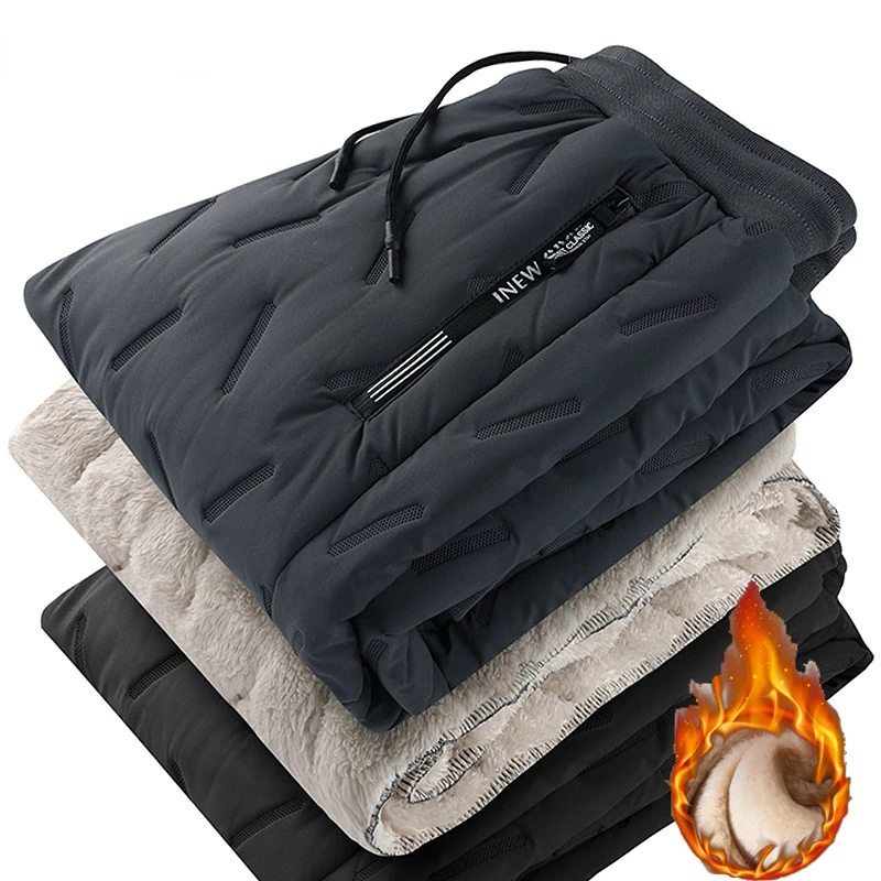 2022 Winter Zip Pockets Thicken Fleece Sweatpants Men Jogger Black Down Sport Warm Pants Male Water Proof Thermal Trousers
2022 Winter Zip Pockets Thicken Fleece Sweatpants Men Jogger Black Down Sport Warm Pants Male Water Proof Thermal Trousers