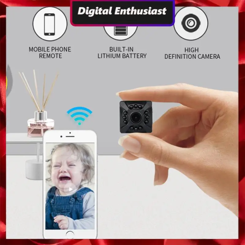 High-definition Security Camera No Distance Limit Large Storage Cam 360-degree Rotating Mini Wireless Camera Camera 64g X5
High-definition Security Camera No Distance Limit Large Storage Cam 360-degree Rotating Mini Wireless Camera Camera 64g X5