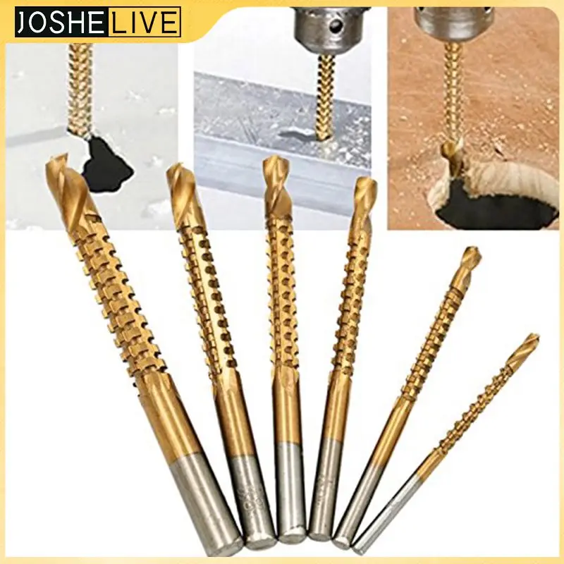 6pcs High Speed Steel Drill Bit Set HSS Wood Hole Cutter Drill Bit Tap Twist Electric Drill Bit Woodworking Power Tool Accessory
6pcs High Speed Steel Drill Bit Set HSS Wood Hole Cutter Drill Bit Tap Twist Electric Drill Bit Woodworking Power Tool Accessory