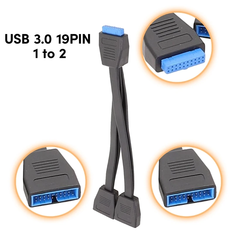 Computer Motherboard Usb3.0 Expansion Cable 19 Pin Port, Pcie Pin 19Pin 1 to 2 DropShipping
Computer Motherboard Usb3.0 Expansion Cable 19 Pin Port, Pcie Pin 19Pin 1 to 2 DropShipping