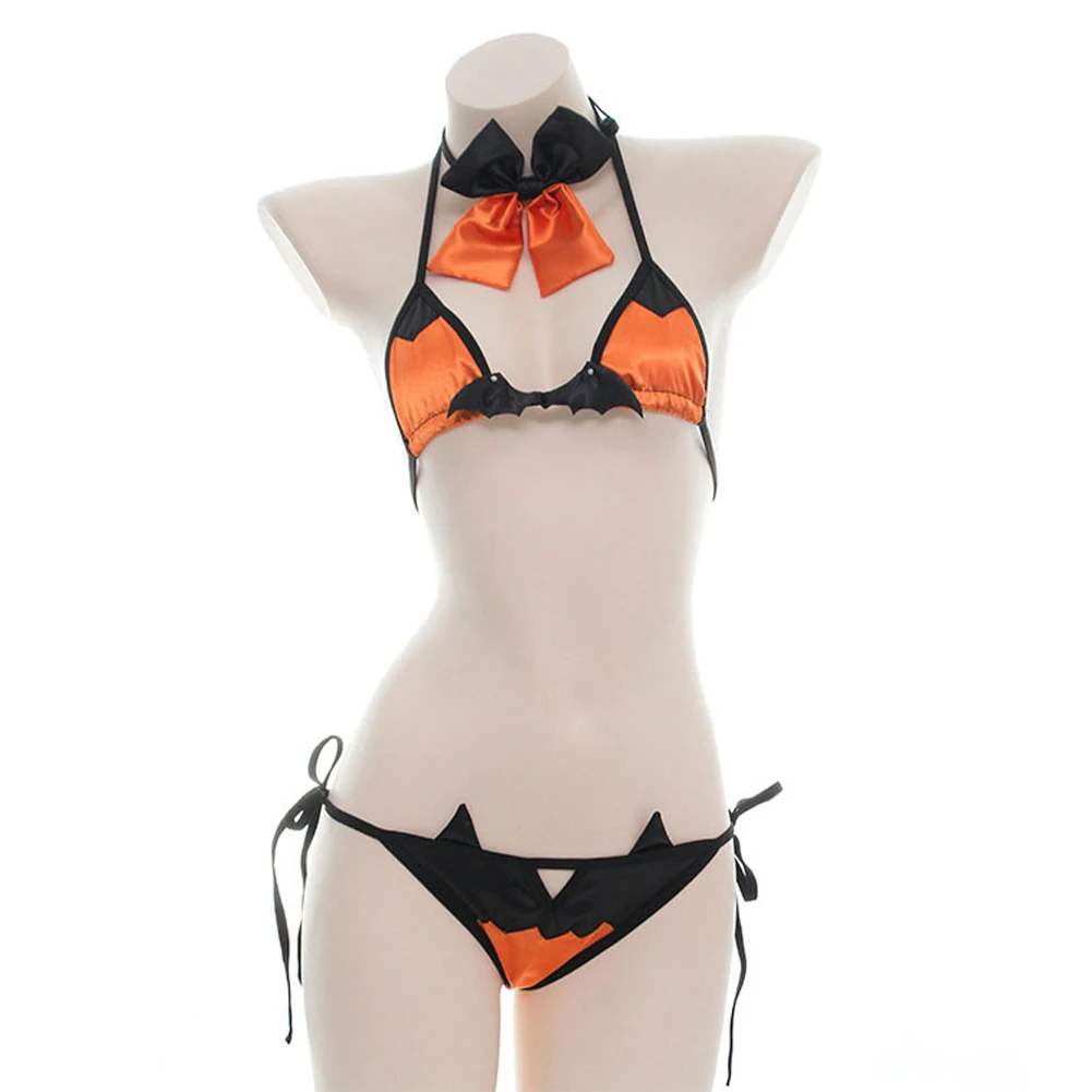 Pumpkin Bat Bikini Shorts Set Cosplay Costume Outfits Halloween Carnival Suit
Pumpkin Bat Bikini Shorts Set Cosplay Costume Outfits Halloween Carnival Suit