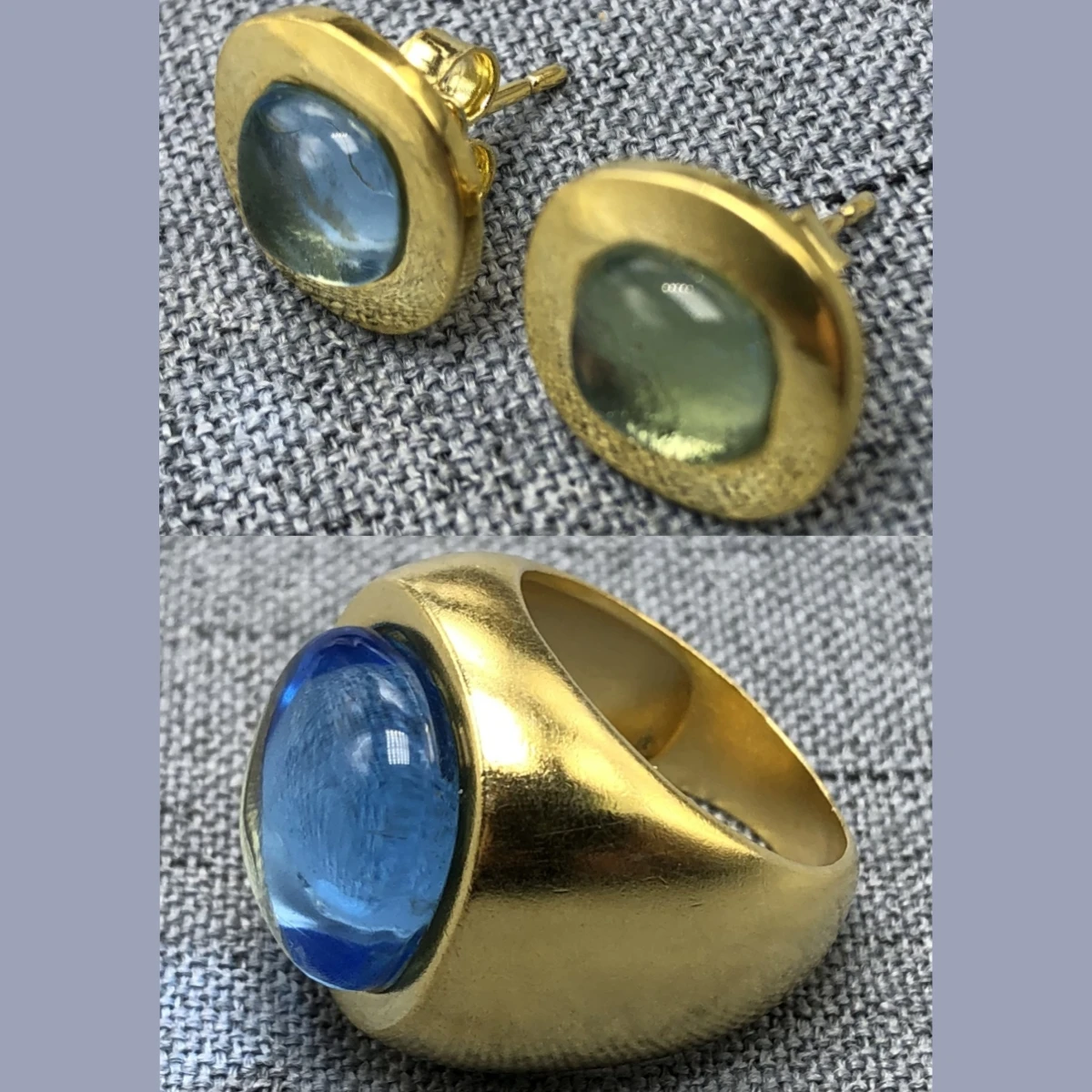 Women's jewelry. Ring. Ear Studs. Spanish bear jewelry, jewelry. Gifts. Free of postage. Fashion. trend. golden. Blue gemstone.
Women's jewelry. Ring. Ear Studs. Spanish bear jewelry, jewelry. Gifts. Free of postage. Fashion. trend. golden. Blue gemstone.