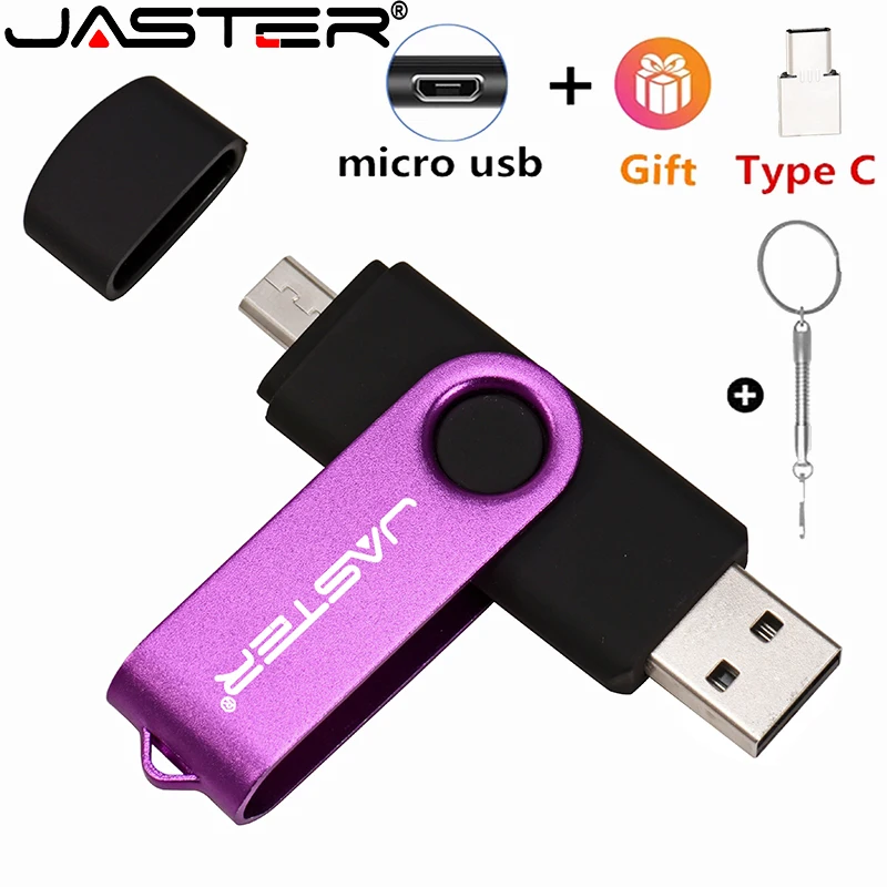 JASTER 3 in 1 USB 2.0 OTG Flash Drive For SmartPhone/Tablet/PC 16GB Memory stick 32GB 64GB 128GB Pendrive High Speed Pen Drive
JASTER 3 in 1 USB 2.0 OTG Flash Drive For SmartPhone/Tablet/PC 16GB Memory stick 32GB 64GB 128GB Pendrive High Speed Pen Drive