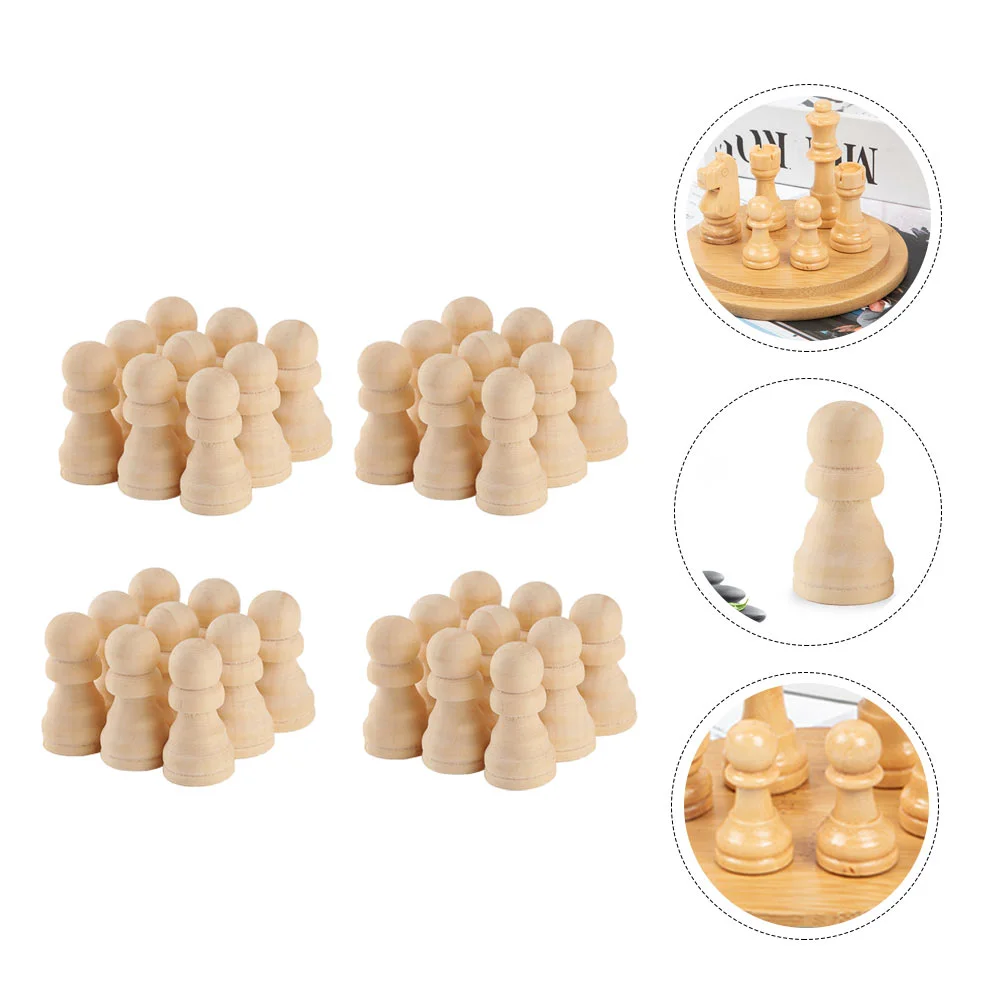 Chess Pieces Board Wooden Pawns Painting Kids Diy Replacement Markers Tabletop Figure Blank Tournament Unfinished Games Chessmen
Chess Pieces Board Wooden Pawns Painting Kids Diy Replacement Markers Tabletop Figure Blank Tournament Unfinished Games Chessmen