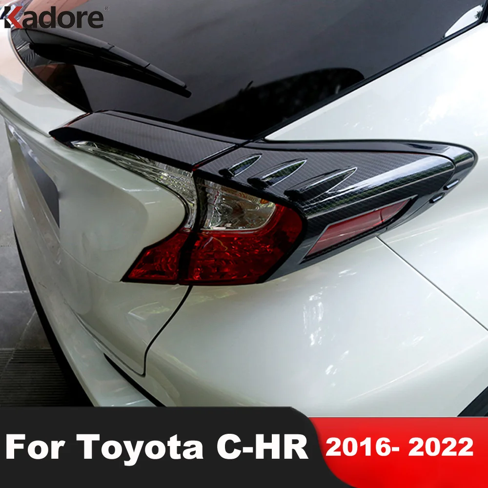 For Toyota C-HR CHR 2016 2017 2018 2019 2020 2021 2022 Carbon Fiber Rear Tail Lights Lamp Cover Trim Car Taillights Bezel Trims
For Toyota C-HR CHR 2016 2017 2018 2019 2020 2021 2022 Carbon Fiber Rear Tail Lights Lamp Cover Trim Car Taillights Bezel Trims