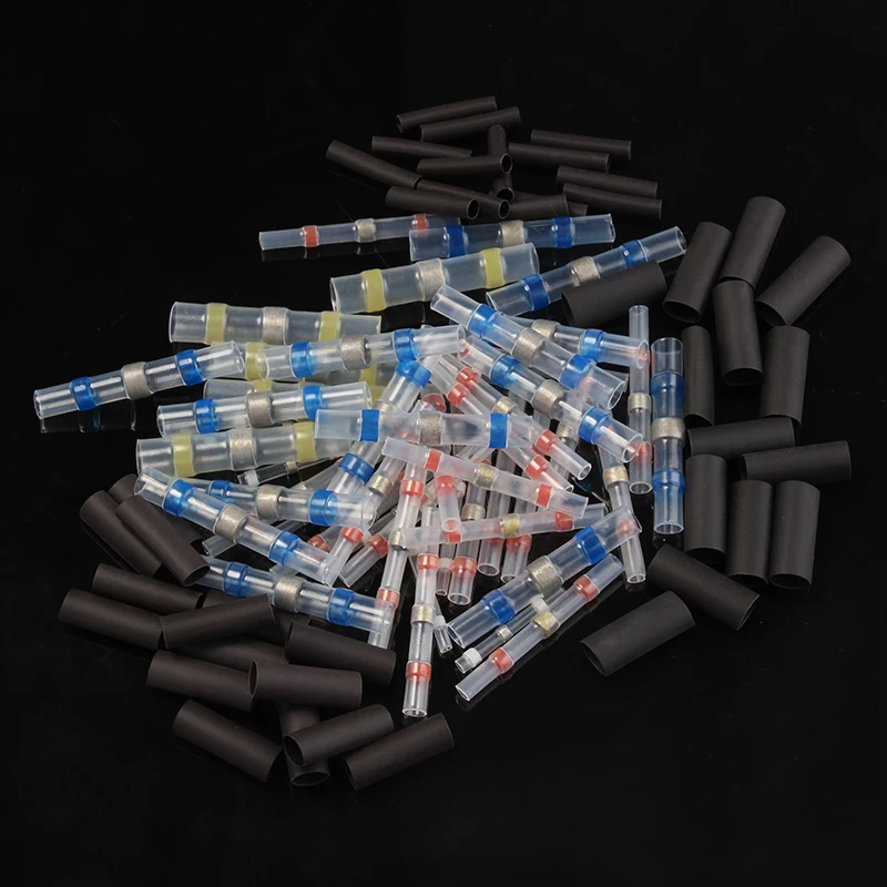 100PCS Waterproof Insulated Heat Shrink Solder Sleeves Tubes Wire Connector Seal AWG22-10/0.5mm2-6.0mm
100PCS Waterproof Insulated Heat Shrink Solder Sleeves Tubes Wire Connector Seal AWG22-10/0.5mm2-6.0mm