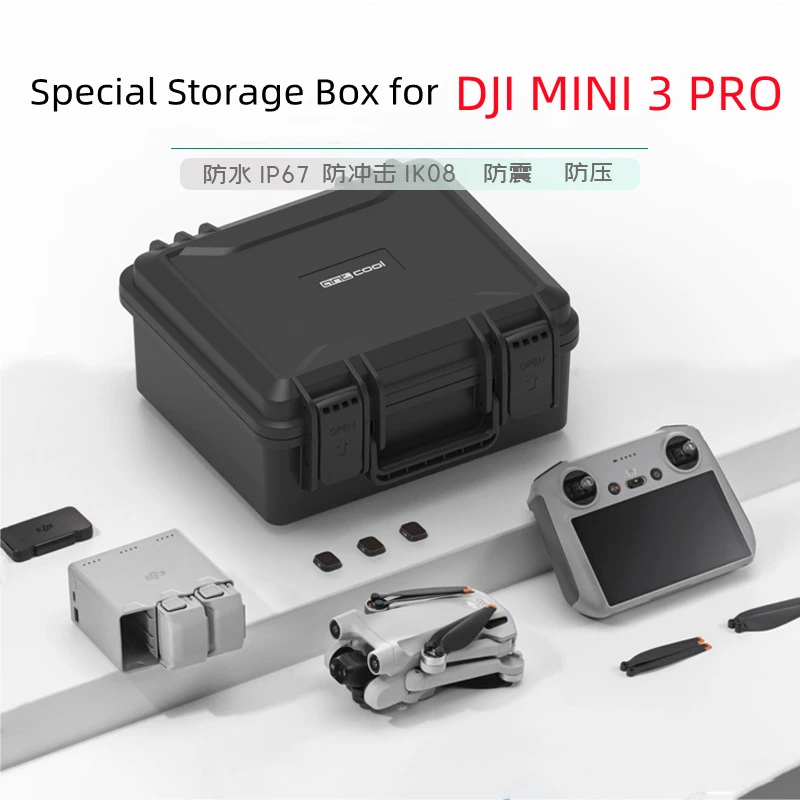 For DJI MINI 3 Pro Box Waterproof Safety Box Compression Storage Bag for MINI 3 PRO Carrying Case Accessories
For DJI MINI 3 Pro Box Waterproof Safety Box Compression Storage Bag for MINI 3 PRO Carrying Case Accessories