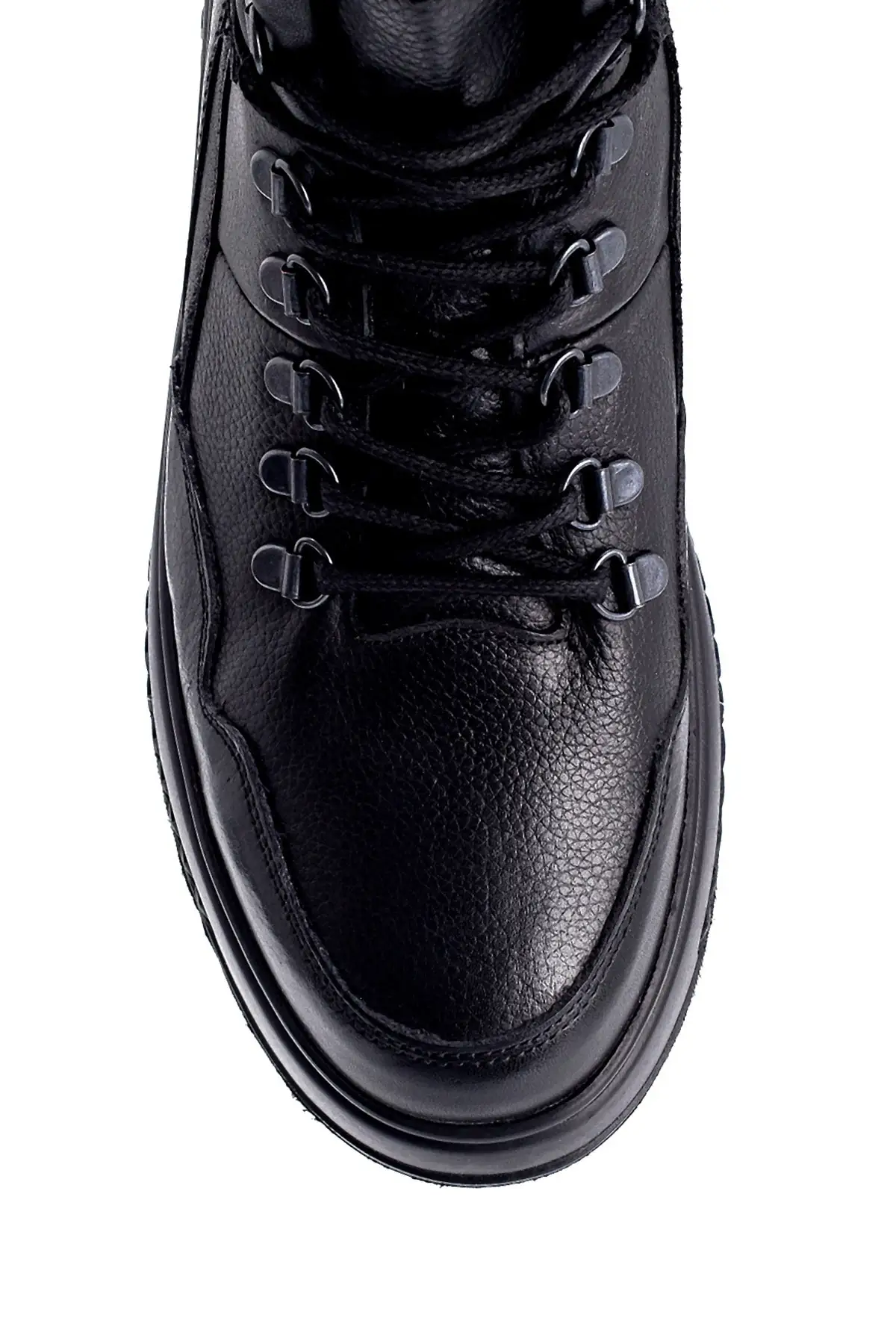 Black leather Outdoors sports Casual Shoes Warm Activities Hiking Boots Quality Work Boots