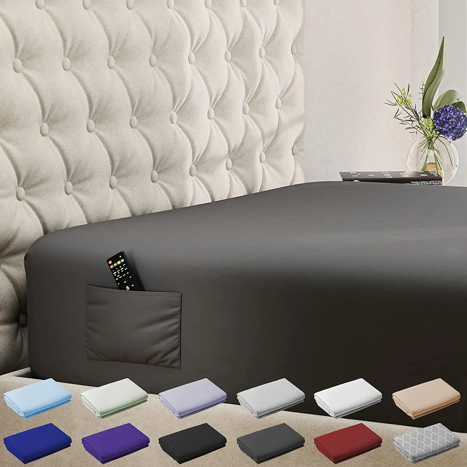 Fitted Sheet Deep Pocket Fitted Sheet Only Deep Pocket Bed Sheet Fitted Sheet King Size Gray
Fitted Sheet Deep Pocket Fitted Sheet Only Deep Pocket Bed Sheet Fitted Sheet King Size Gray