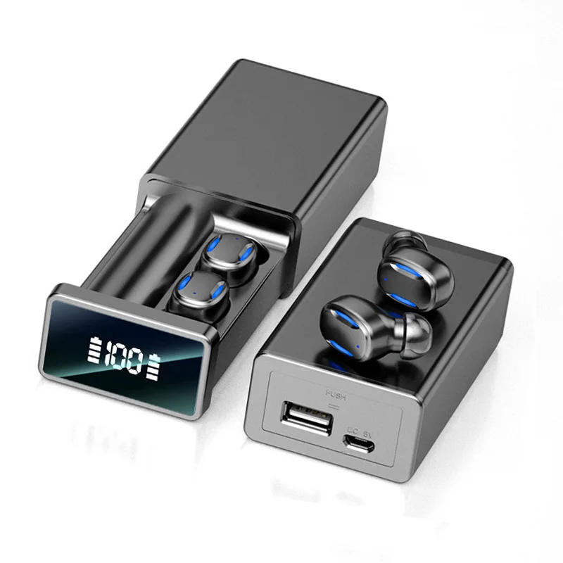 A22 Bluetooth Headset Hearing Aid Outdoor Sports Wireless Headset 5.2 Full touch headset with charging bay LED digital display
A22 Bluetooth Headset Hearing Aid Outdoor Sports Wireless Headset 5.2 Full touch headset with charging bay LED digital display