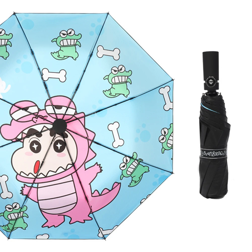 

Crayon Shin-chan Umbrella Sun Umbrella Sunny Rainy Anime Cartoon Printing Luffy Zoro Sunshade Windshield Travel Folding Parasol