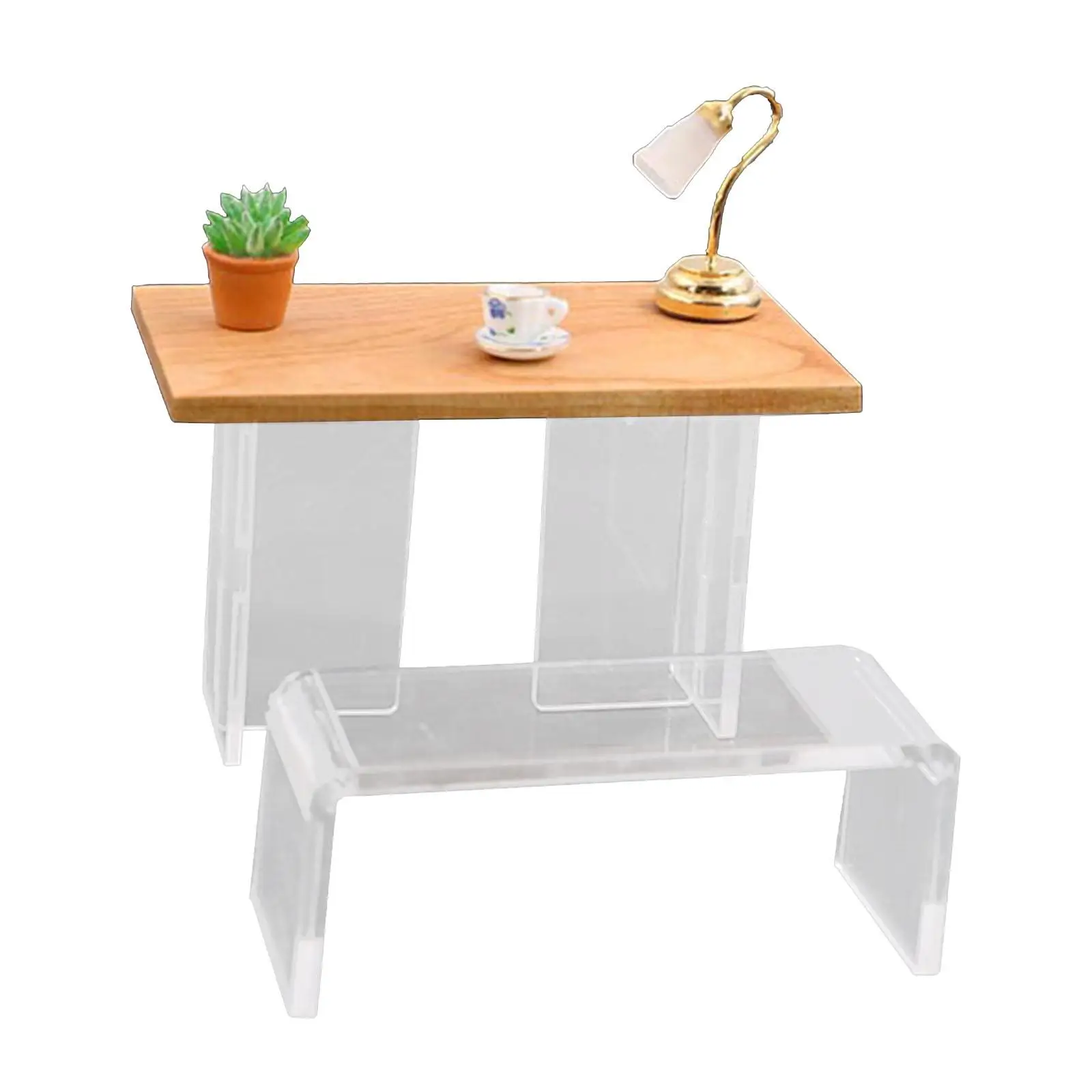 Dollhouse Desk Wooden Miniature Model Dollhouse Furniture Tea Coffee Table for Reception Room Office Craft Decor Life Scene Gift
Dollhouse Desk Wooden Miniature Model Dollhouse Furniture Tea Coffee Table for Reception Room Office Craft Decor Life Scene Gift