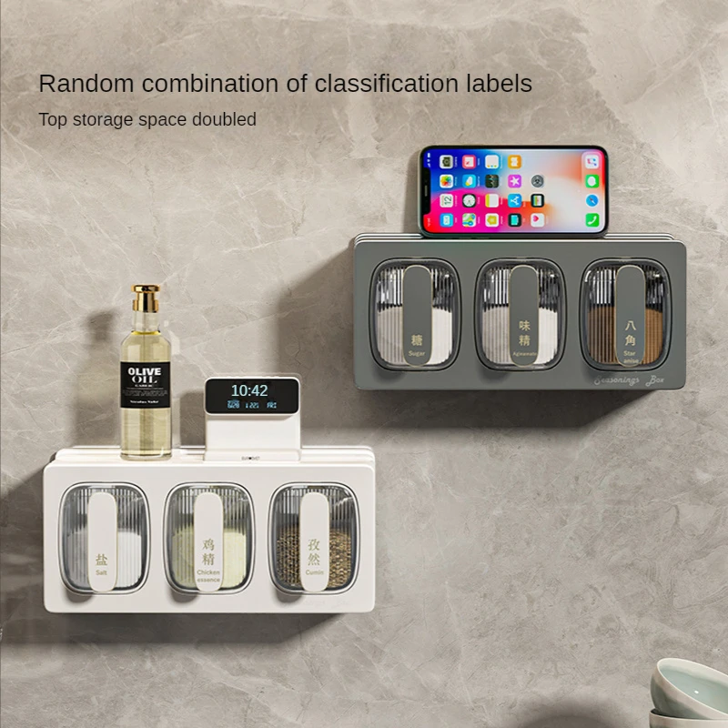 Drawer Type Seasoning Box Household Kitchen Seasoning Bottle and Jar Combination Set Non-stick Wall Seasoning Storage Box
Drawer Type Seasoning Box Household Kitchen Seasoning Bottle and Jar Combination Set Non-stick Wall Seasoning Storage Box