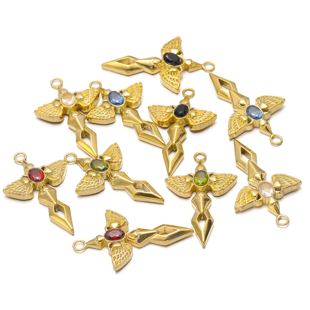 Angel Wings Pendants Necklaces for Men Women Stainless Steel Rhinestone Charm Chain Holy Sword Cross Pendant Jewelry Accessories
Angel Wings Pendants Necklaces for Men Women Stainless Steel Rhinestone Charm Chain Holy Sword Cross Pendant Jewelry Accessories
