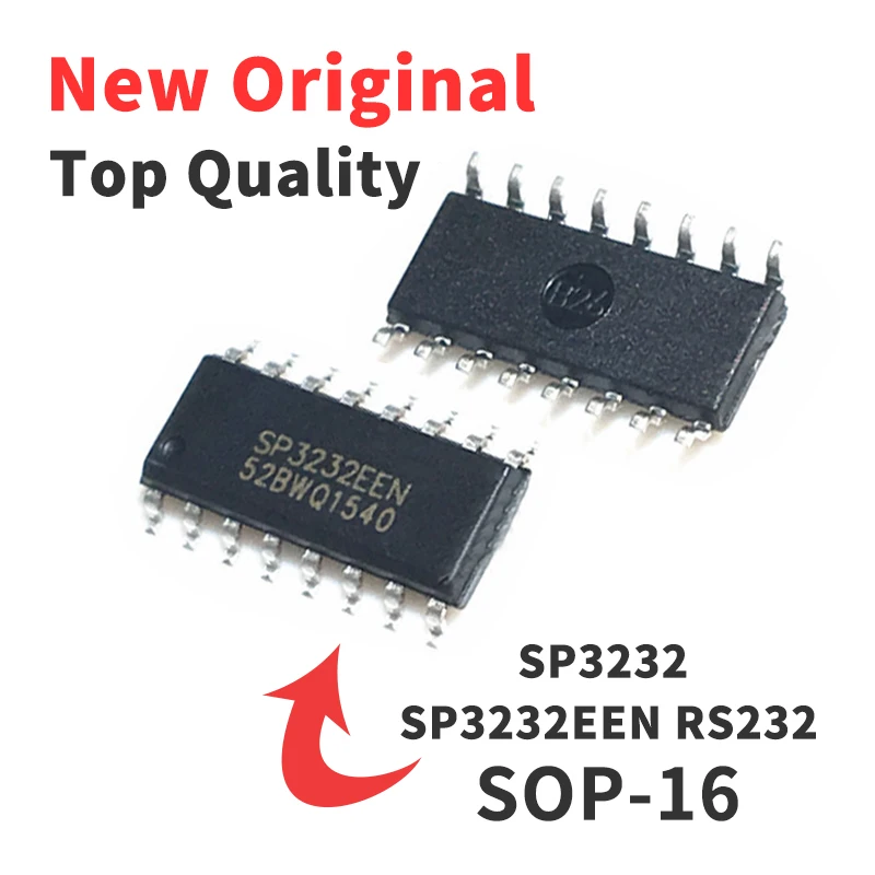 

10PCS SP3232 SP3232EEN RS232 3.3V-5V SMD SOP16 Chip IC Brand New Original