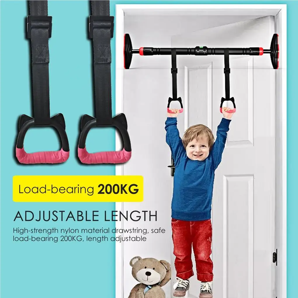 1 Set Kids Gymnastics Ring Portable Detachable PP Handle Nylon Webbing Cute Animal Shape Nonslip Pull-up Rings
1 Set Kids Gymnastics Ring Portable Detachable PP Handle Nylon Webbing Cute Animal Shape Nonslip Pull-up Rings