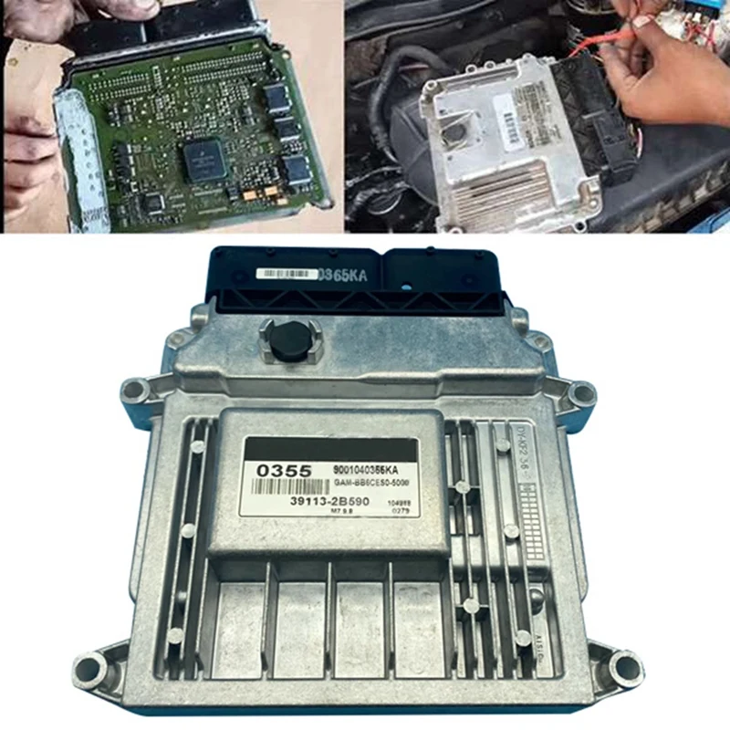 39113-2B590 ECU Car Engine Computer Board Electronic Control Unit 9001040355KA For Hyundai KIA M7.9.8 0355
39113-2B590 ECU Car Engine Computer Board Electronic Control Unit 9001040355KA For Hyundai KIA M7.9.8 0355